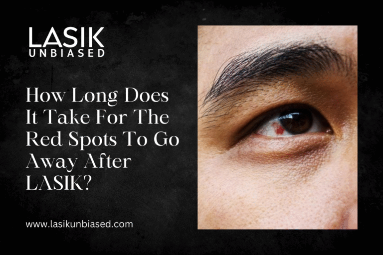 How Long Does It Take for the Red Spots to Go Away After LASIK?